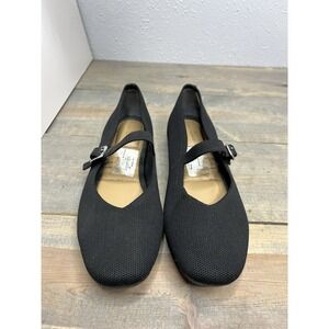 Nordstrom Me Too Shelby Mary Jane Flat Womens 7.5  Black